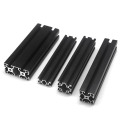 Langle top quality 4080 t-slotted black anodized aluminium profile framing system